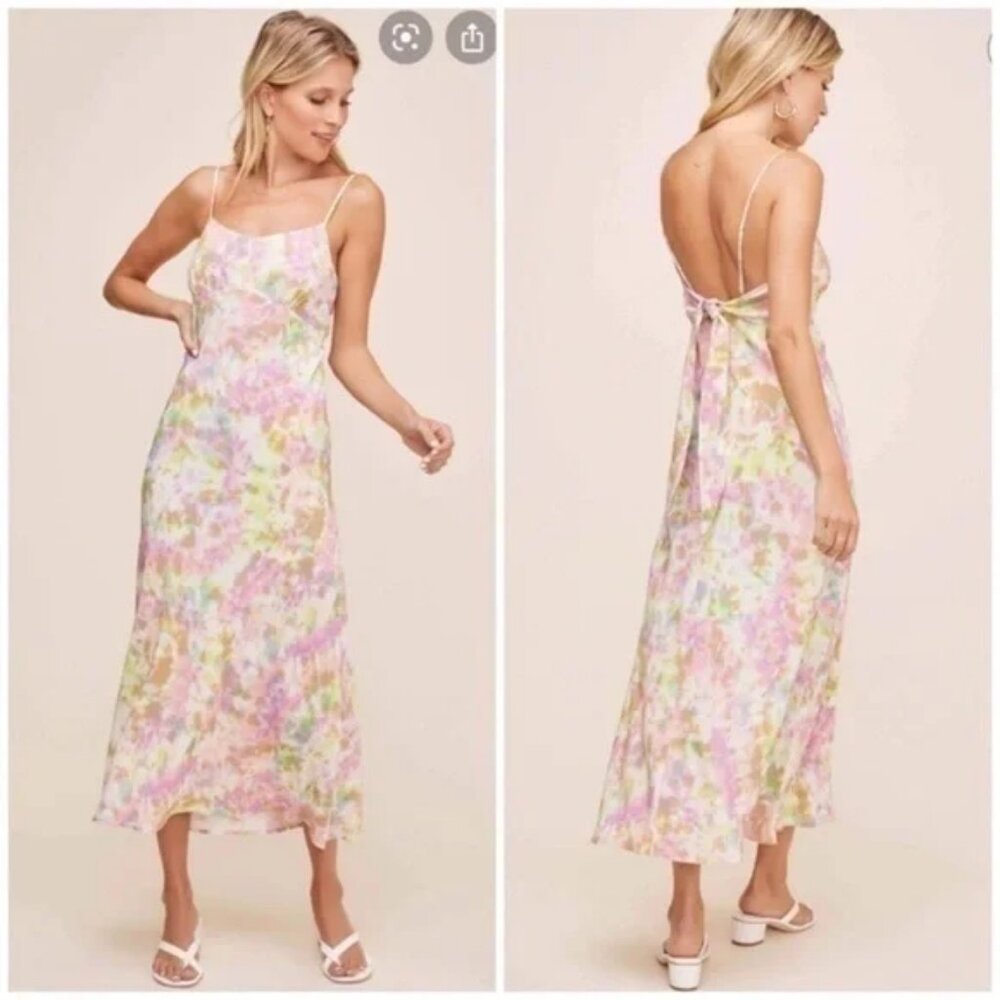 Astrid The Label Charisma Tie Dye Midi Dress
